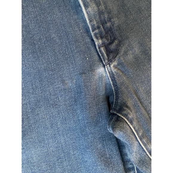 Mother Wide Crop Ankle Denim Blue Jeans  The Zipped Greaser Loop Women's Size 28 - Picture 3 of 8